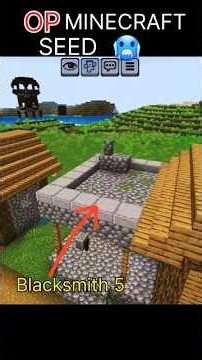 Minecraft OP Seed Bedrock ☠️ #minecraft #gaming #usa