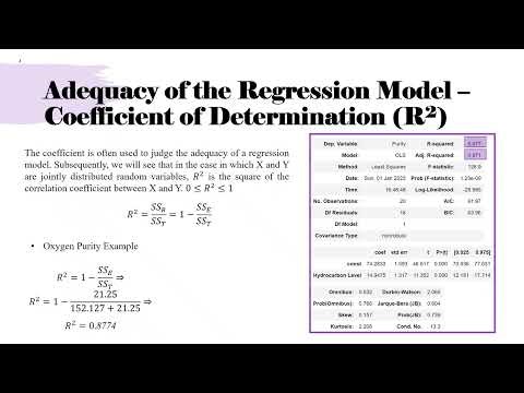 7.6. Model Adequacy in Simple Linear Regression