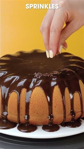 Most Satisfying Chocolate Ganache Drip Cake 🍫💧 #shorts #yummy #cake