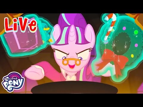🔴 LIVE | Christmas Episodes! 🎄✨ My Little Pony Friendship Is Magic 🦄 Children's Cartoon 💖 MLP FIM