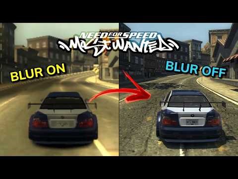 How to Fix NFS Most Wanted 2005 Graphics | No Blur + FPS Boost + Low End PC Mod (Easy Install)