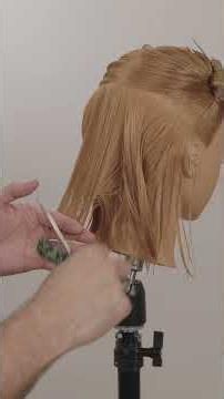 Wavy Lob Haircut Quick Tutorial #shorts #short