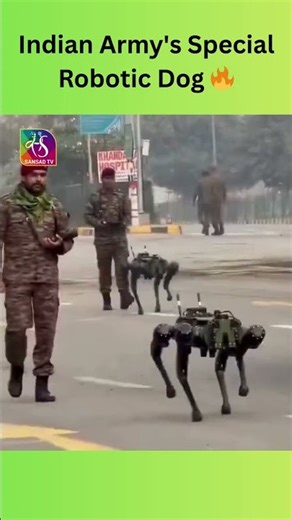 Indian Army's Special Robotic Dog | #shorts