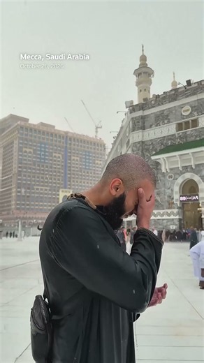 Thunderstorm brings heavy rain in Mecca