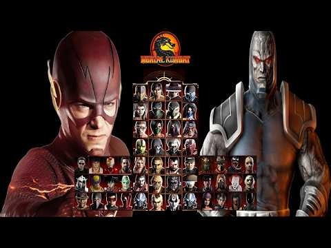 Mortal Kombat 9 - THE FLASH & DARKSEID MOD - NEW Expert Tag Ladder Gameplay