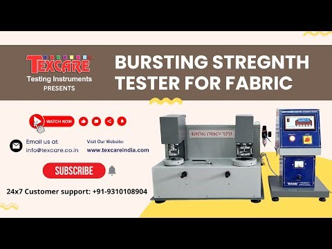 Bursting Stregnth Tester for Fabric ASTM D3786, ISO 13938 | Knitted, nonwoven, coated fabric