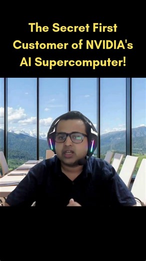 The Secret First Customer of NVIDIA's AI Supercomputer! #nvidia #openai #elonmusk #jensenhuang