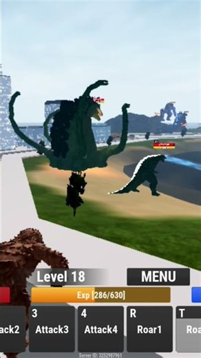 Millennium godzilla and suko gameplay kaiju alpha #roblox #kaiju