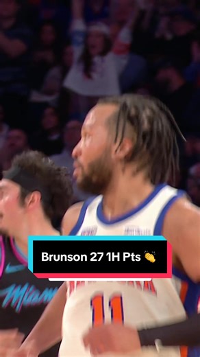 Jalen Brunson's Impressive 1H Scoring Performance
