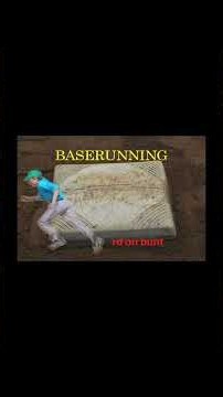 Youth baseball, Little League, and softball baserunning strategies. #shorts