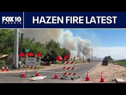 Hazen Fire remains 0% contained | FOX 10 Phoenix