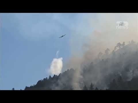 Top News-  Vijon ndërhyrja nga toka e ajri/ Ja situata e zjarreve në vend, vatrat më të rrezikshme
