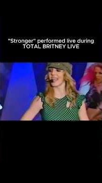 STRONGERmaxxing 💪🏼 #britneyspears #stronger #livemusic #concert #music #popmusic