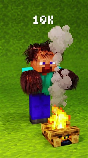 Steve Tested a Campfire… Bad Idea 🔥