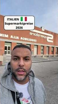 Supermarket prices in Italy 2026