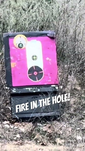 100 yard exploding targets with an air rifle!