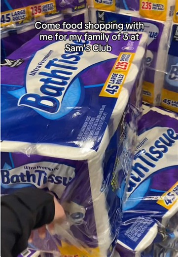 We needed a full restock on a lot of household items so it was more expensive 🛒🥪🌮 @Sam’s Club