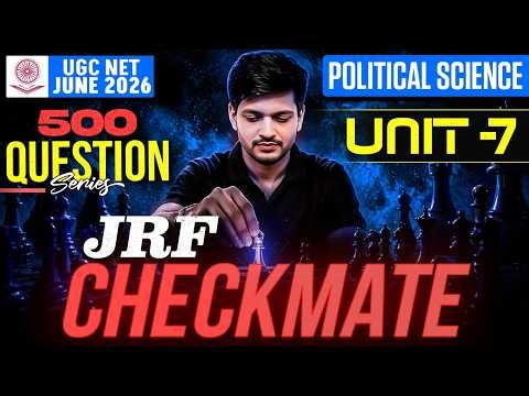 UGC NET Political Science Unit 7 | UGC NET Political Science 500 Questions By Puneet Sir
