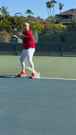 Closed Stance Two-Handed Backhand Back Foot Timing