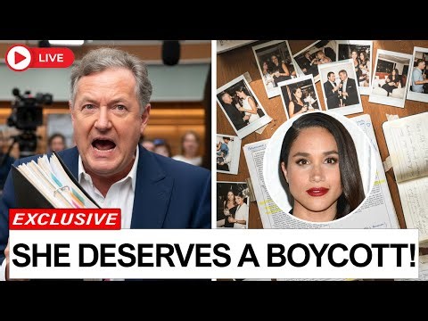 Piers Morgan DESTROYS Meghan Markle With FULL SHOCKING EVIDENCE About Her Hollywood Past!