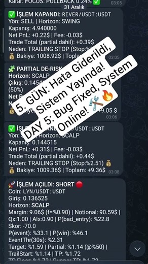 ​5. GÜN: Hata Giderildi, Sistem Yayında! | DAY 5: Bug Fixed, System Online! 🛠️🔥