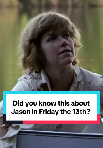 Did you know this about Jason in Friday the 13th? #jasonvorhees #crystallake #fridaythe13th #TikTokScaryHorrorContest #pamelavorhees