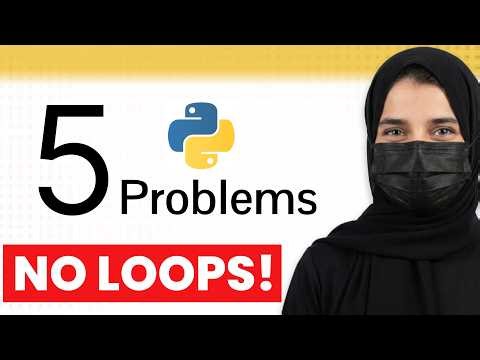 I Bet You Can't Solve Problem 5! 🤯 | 5 Python Interview Problems | Solve without using loops