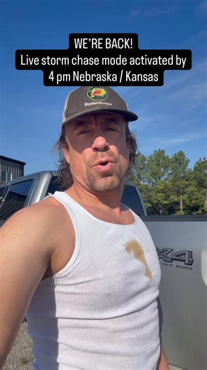 WE’RE BACK!Live #stormchasing mode returns at 4 pm today from southwestern Nebraska into central Kansas.We will be targeting a conditional threat of a strong #tornado during the magic hour this evening as the low-level jet intensifies!#Dominator