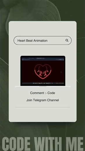 Heart Beat Animation ❤️ | Stunning Effect Using HTML CSS & JavaScript