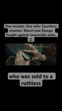 One mission. One wife. Countless enemies. Watch how Django fought against impossible odds. #django