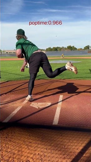 Winter break work. 1.899 pop time. #catcher #poptime #mlbdraft