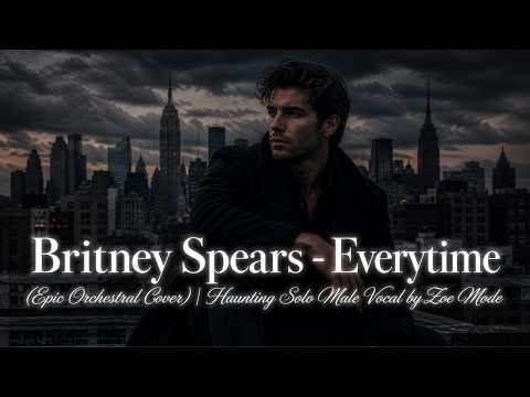 Britney Spears - Everytime (Epic Orchestral Cover) | Haunting Solo Male Vocal by Zoe Mode