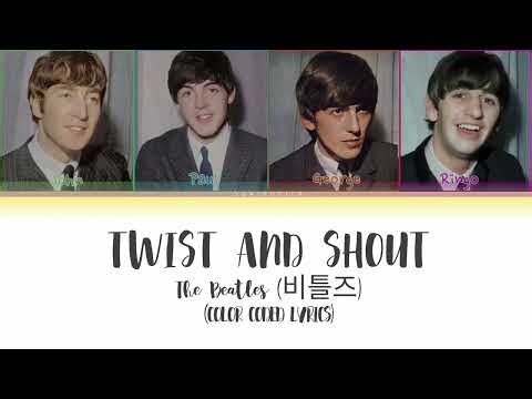 The Beatles - Twist & Shout Lyrics (Colorcoded)
