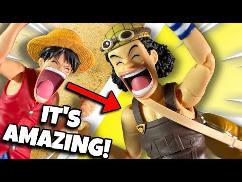 Any One Piece fan MUST HAVE this Usopp figure!!!! (Sh Figuarts One Piece Usopp Action Figure Review)