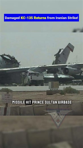 USAF Tanker’s Emergency Repairs After PSAB Attack