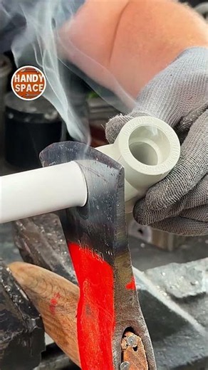 Axe Melts It Together! PVC Pipe Joint Hack!
