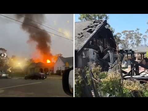 Neighbors describe fear as house fire triggered fireworks explosion, killing 1