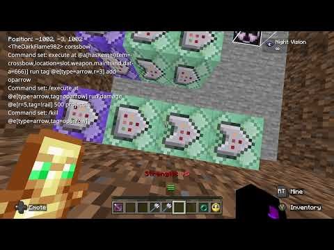 How to make 3 op command block weapons on mcbe