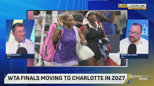 WTA Finals moving to Charlotte in 2027