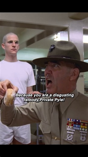 Full Metal Jacket - Drill Sergeant Questions the Doughnut#shorts #shortvideo