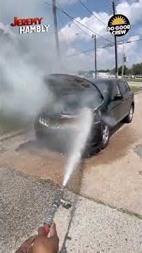 Pressure Washer Becomes An Instant Volunteer Firefighter During Emergency