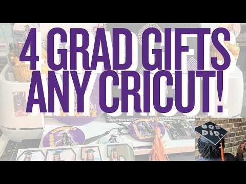 Graduation Gifts You Can Make With A Cricut | Easy Sublimation, Print Then Cut, Charms & Magnets
