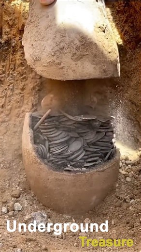 Hidden Treasure Found Under the Ground! #treasurehunt #treasure