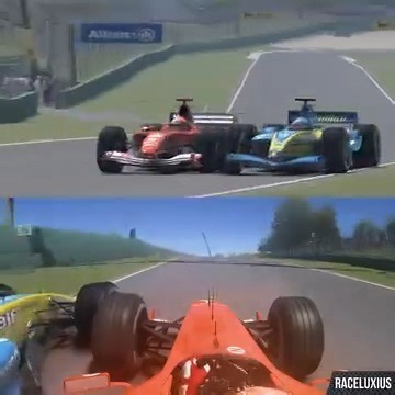 Michael Schumacher vs Fernando Alonso | Ferrari F2004 vs Renault R24 | F1 2004 at Imola | Raceluxius Horizon