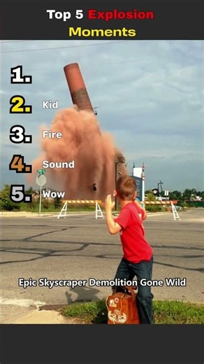 The Top 5 Explosion Moments #explosion #fyp