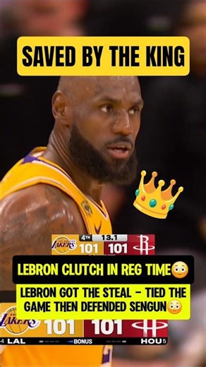 LeBron SAVED The Lakers in Game 3😳