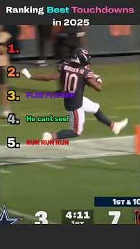 Ranking best touchdowns of the 2025 NFL season!