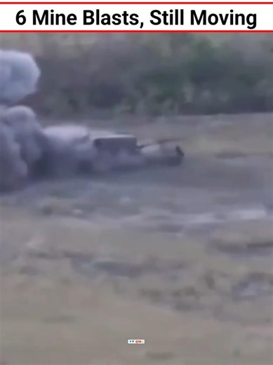 6 Mine Blasts, Still Moving #shorts