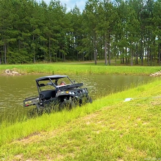 How to Use a UTV Winch to get UNSTUCK HISUN Motors Corp., USA | Piney Grove Homestead and Mini Farm