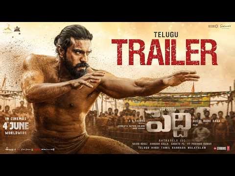 Peddi Official Trailer (Telugu) | Ram Charan | Janhvi Kapoor | A R Rahman | Buchi Babu Sana